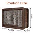 thumbnail image 4 of Caja de ahorros de madera con forma de bóveda de efectivo, alcancía con objetivo de conteo, 4 of 8