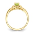 thumbnail image 2 of Primal Gold 10 Karat Yellow Gold Peridot and Diamond Ring, 2 of 7