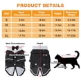 thumbnail image 3 of Ropa para gatos Unique Bargains Conjunto de esmoquin elegante para gato con corbata rayas negras Atuendos para bodas y fiestas de cumpleaños pequeños, 3 of 6
