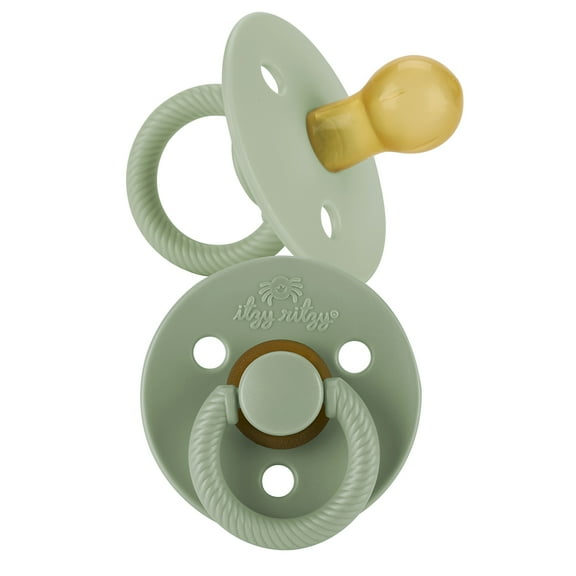 Itzy Soother™ Natural Rubber Pacifiers, Succulent & Agave, 6-18m