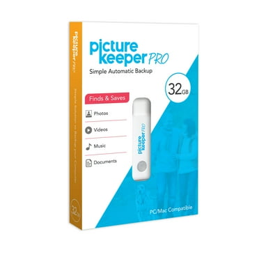 Picture Keeper PRO Portable Flash Drive Photo Backup USB Drive 32GB