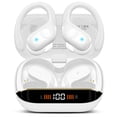 thumbnail image 1 of Auriculares inalámbricos Qecnato Bluetooth 5.4 75H Stereo IP7 blancos, 1 of 7