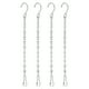 thumbnail image 1 of 4 cadenas colgantes de acero inoxidable con ganchos en forma de S para plantas, macetas, faroles y adornos plateados, 1 of 8