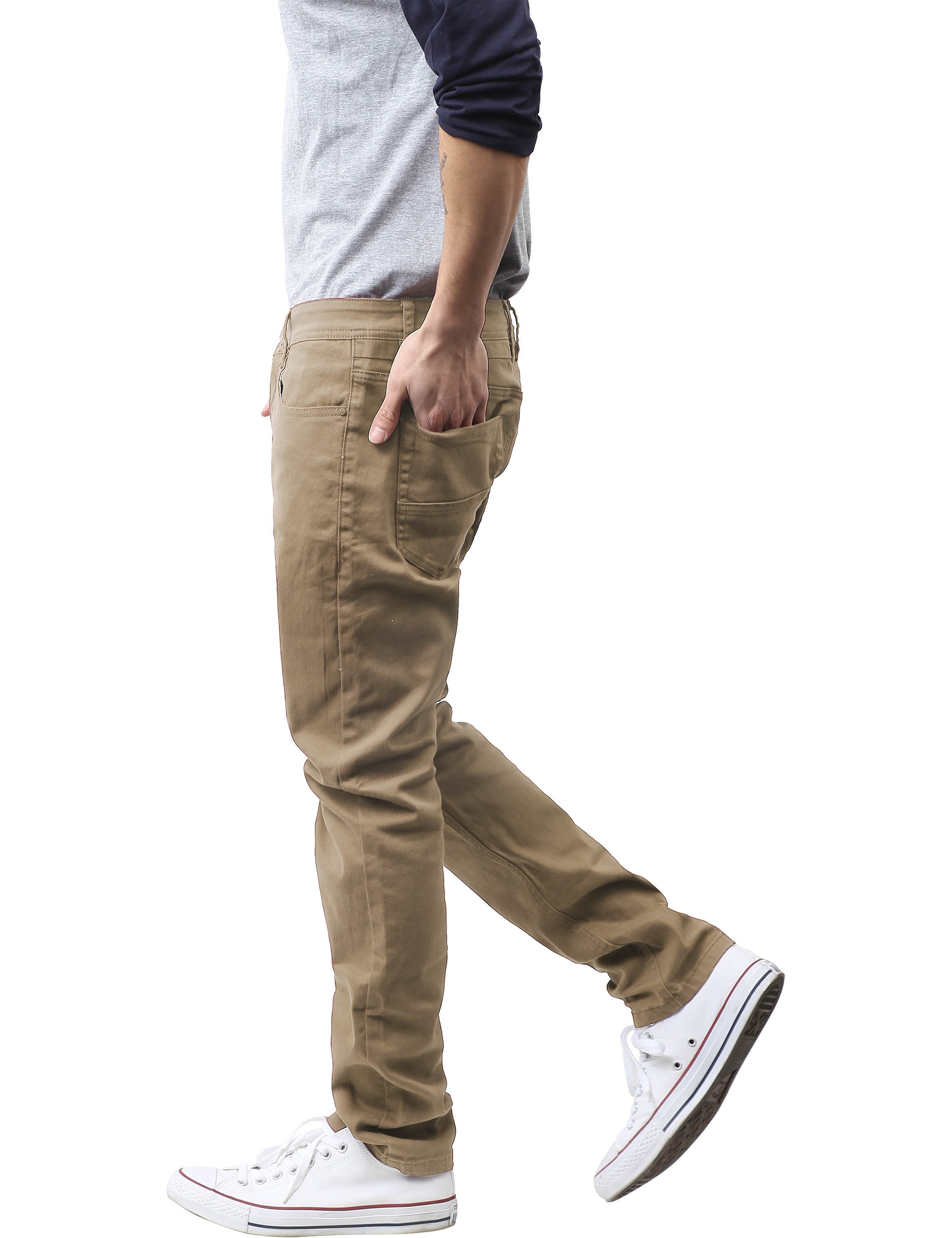 Ma Croix Mens Skinny Jeans Stretch Skinny Fit Slim Denim Pants - image 3 of 6