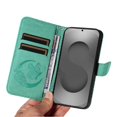 thumbnail image 3 of Wallet Case for Samsung Galaxy S26 Ultra Embossed Butterfly with Strap & Stand Green, 3 of 6