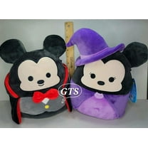 Squishmallow 8" Mickey Mouse Vampire Minnie Witch 2 PC Halloween Plush