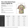 thumbnail image 5 of Goofa Colorful Fruits Printed Men's Casual Short-sleeved Shirt,Lightweight Breathable Button-down,Summer Casual men's top,Versatile Fashion shirt-XX-Large, 5 of 7