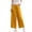 #224-Yellow, variant on Favoffer Women's Plus Size Straight Leg Pants Solid Color Thin Elastic High Waist Pocket Casual Ankle Trousers Relaxed Daily Bottom for All Day Wear