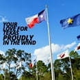 thumbnail image 3 of (2 Pack) Anley Fly Breeze 3x5 Foot Texas State Flag - Texas State Flags Polyester, 3 of 8