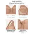 thumbnail image 6 of Glamorise MagicLift Natural Shape Front-Closure Wirefree Bra 1210 (Women's & Women's Plus), 6 of 8