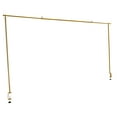 thumbnail image 3 of Gold Metal 3.28ft Tall Over the Table Rod Stand, Adjustable Gold Metal Table Arch Stand, Table Clamp Stand, 3 of 21