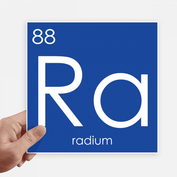 Chestry Elements Period Table Alkaline Earth Metal Radium Ra Sticker Tags Wall Picture Laptop Decal Self adhesive