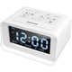 thumbnail image 1 of Radio Alarm Clock with Dual Alarms, Digital Alarm Clock with 2 USB Charging Ports (White), 1 of 3