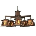 thumbnail image 2 of Meyda Tiffany 120554 40" W Stillwater Scotch Pine 5 Light Chandelier - Silver, 2 of 4