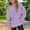 Purple, variant on OGLCCG V Neck Sweatshirt for Girls with Pockets Casual Comfort Hoodless Hoodies Cozy Lightweight Fleece Pullover Sweatshirts No Hood 2-12 Years