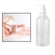 thumbnail image 2 of 5 botellas rellenables de 500 ml, transparentes, para champú, loción y líquido, para baño y cocina., 2 of 5