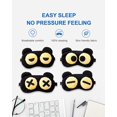 thumbnail image 5 of 2 piezas de antifaz para dormir con los ojos vendados divertidos para mujeres, hombres y niños, antifaz para dormir 100% opaco con correa ajustable JAMW Sencillez, 5 of 5