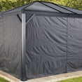 thumbnail image 3 of Sojag Ventura 8 x 8 x 6 ft Grey Curtains for Gazebo, 3 of 6