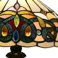 thumbnail image 3 of Chloe Lighting Victorian 1-Light Glass Resin Serenity Table Lamp in Dark Bronze, 3 of 5