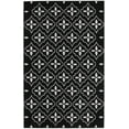 thumbnail image 2 of Nourison Essentials Indoor/Outdoor Black Ivory 4' x 6' Area Rug (4x6), 2 of 9