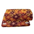 thumbnail image 4 of Floral Foot Rest, Repetitive Flowers of Autumn Style Design Retro Illustration Pattern, Non-Slip Backing Adjustable Ergonomic Memory Foam Leg Support for Office, Pale Orange Multicolor, by Ambesonne, 4 of 5