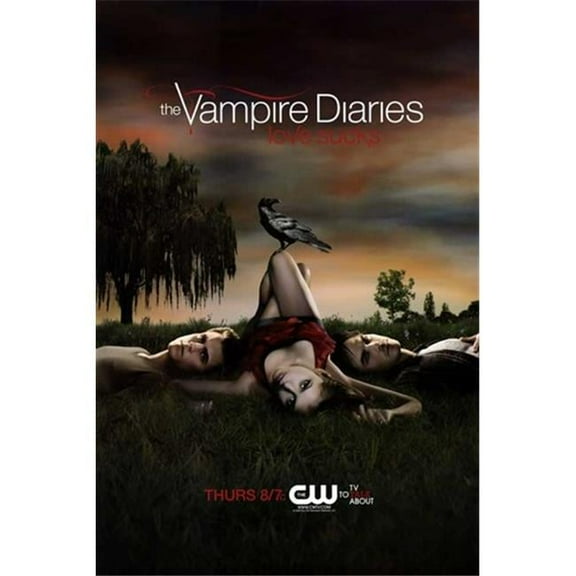Posterazzi MOV508994 The Vampire Diaries - Style C Movie Poster - 11 x 17 in.