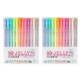 thumbnail image 1 of 6/12Colors 3D Jelly Pens Painting Hand Account Pen, 1 of 8
