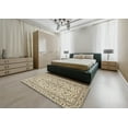 thumbnail image 4 of Ahgly Company Indoor Rectangle Traditional Brown Persian Area Rugs, 2' x 4', 4 of 6