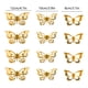 thumbnail image 3 of Pegatinas de pared de mariposas doradas - 12 piezas de decoraciones metálicas 3D para fiestas, cumpleaños y decoración del hogar | Calcomanías de pared extraíbles con puntos adhesivos, 3 of 5