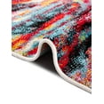 thumbnail image 7 of Unique Loom Lyon Collection Area Rug - Ruby (2' 7" x 10' Runner Multi/Blue), 7 of 7