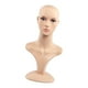 thumbnail image 5 of Busto de maniquí femenino realista con accesorios de belleza, maquillaje y sombrero para el hogar. Estilo C, 5 of 9