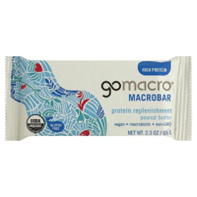 Go Macro MacroBar Energy Bar, protéines reconstitution de beurre d'arachide, 2,3 Oz