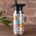 thumbnail image 2 of Hippie Floral Pattern 32 oz. Stainless Tumbler With Straw Lid, 2 of 2