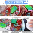 thumbnail image 4 of Cow Flowers Dimond Art Paintings, Calf Cow 5D Diamond Round Full Drill Diamonds Dots Gem DIY Arts Crafts Paintings Kit for Adults Beginners Home Wall Decoration 12x16in, 4 of 5