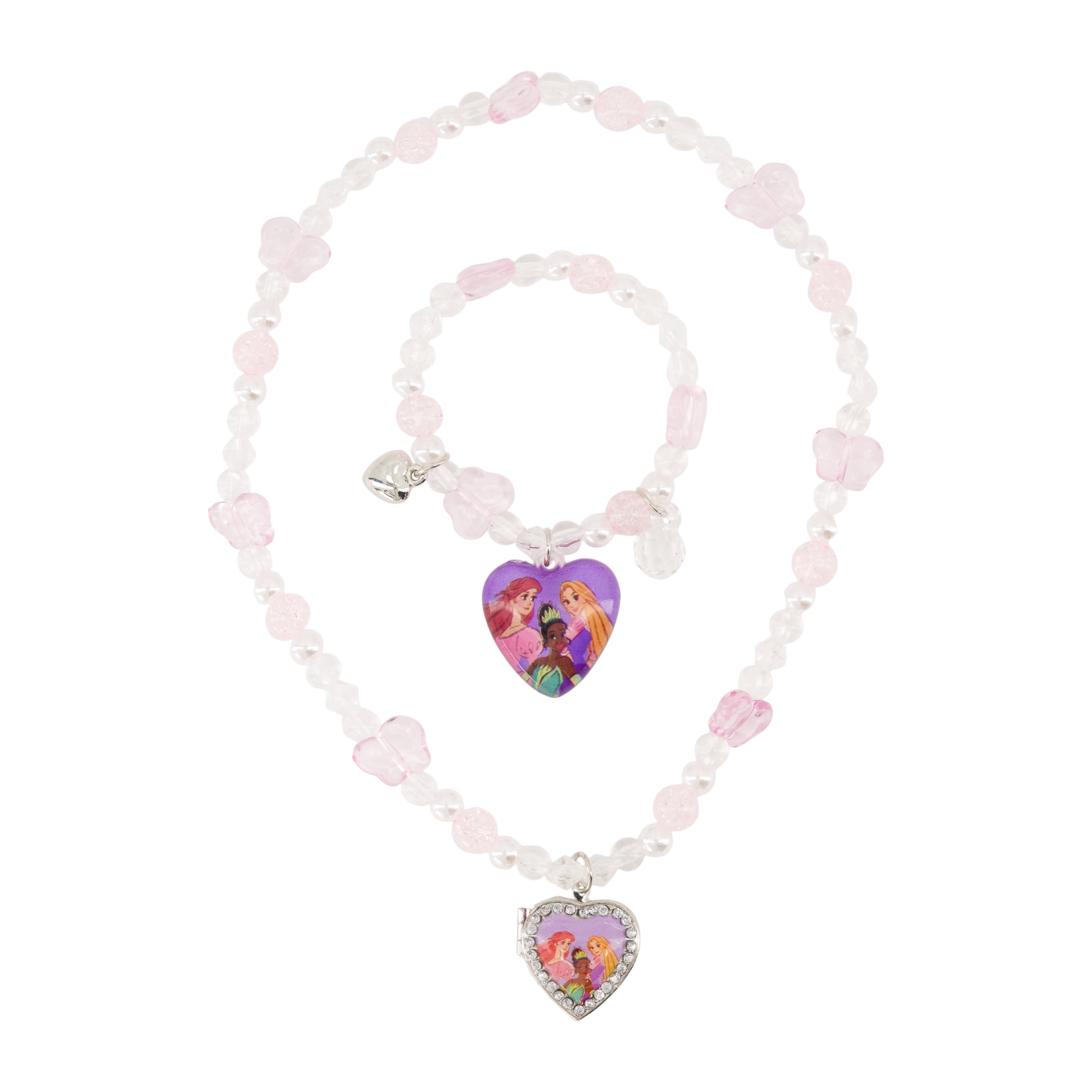 Claire's Disney Princess Necklace and Bracelet Set