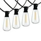 thumbnail image 1 of Guirnalda de luces LED para exteriores, bombillas de plástico inastillables, resistentes al agua, para Patio, jardín, Patio trasero, Navidad, Ramadán, G40, 1 of 4