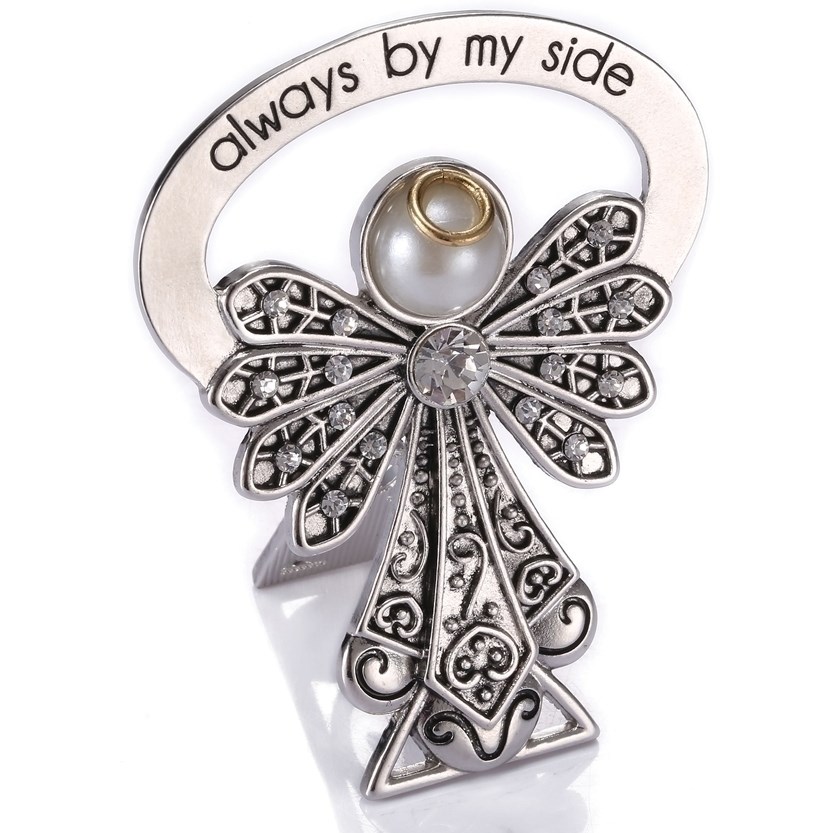 Bedside Angelw/Crystal Wings (2.5") (Carded)