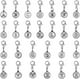 thumbnail image 1 of Dijes con cierre de clip, 26 letras, iniciales, aleación, alfabeto, para llavero, bolso, mochila, adorno, 1 of 9