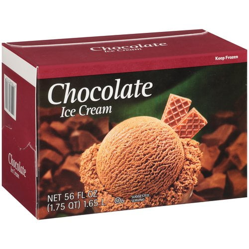Great Value Chocolate Ice Cream, 1.75 qt