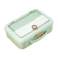 thumbnail image 2 of Tnarru Document Storage Box Multi Pockets File Organizer Large Capacity Portable File Bag Document Organizer for Files, Certificates, Light Green, 2 of 8