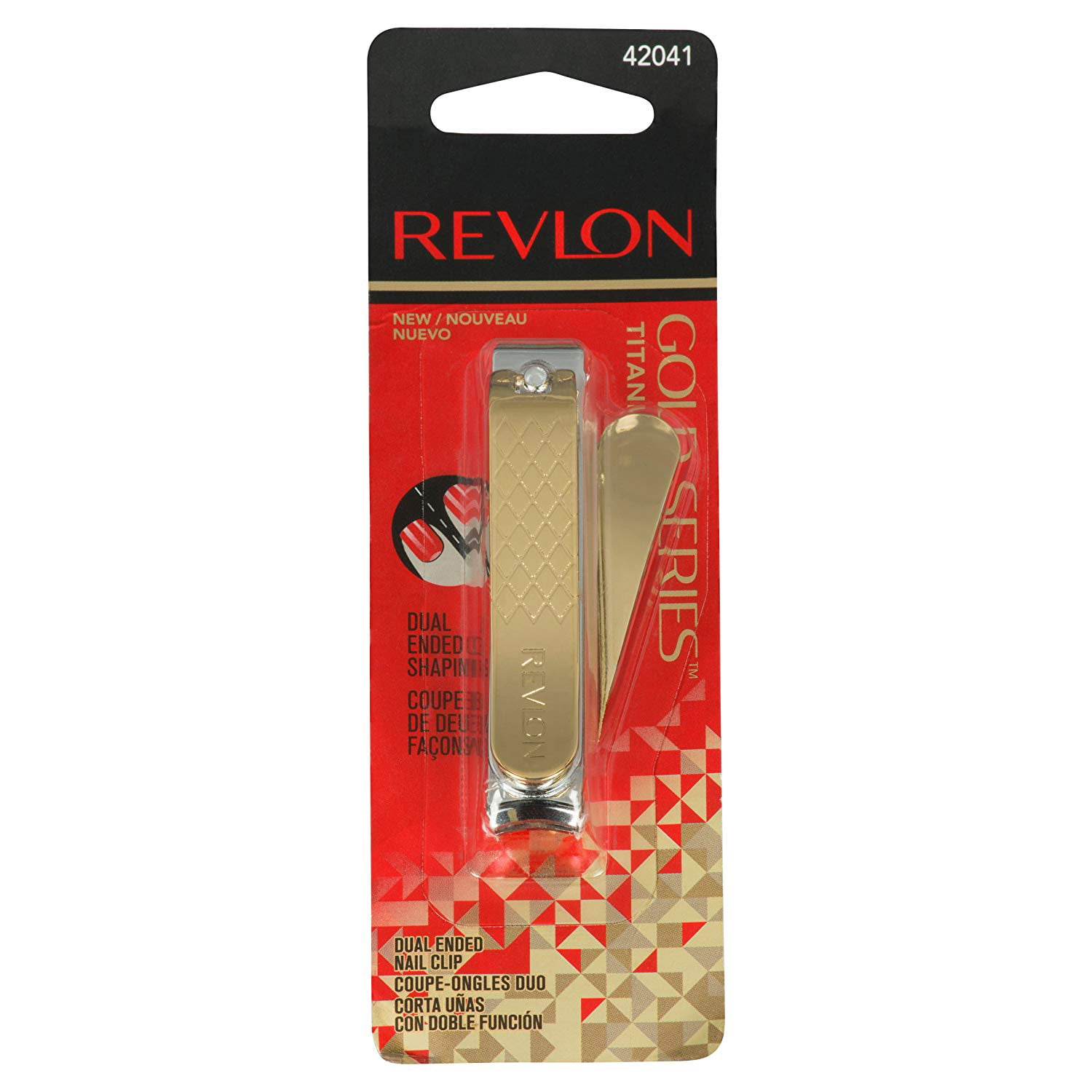 Revlon Gold Series Dual Ended Toenail Clipper, Titanium Coated, Nail  Accessories, Beauty & Health