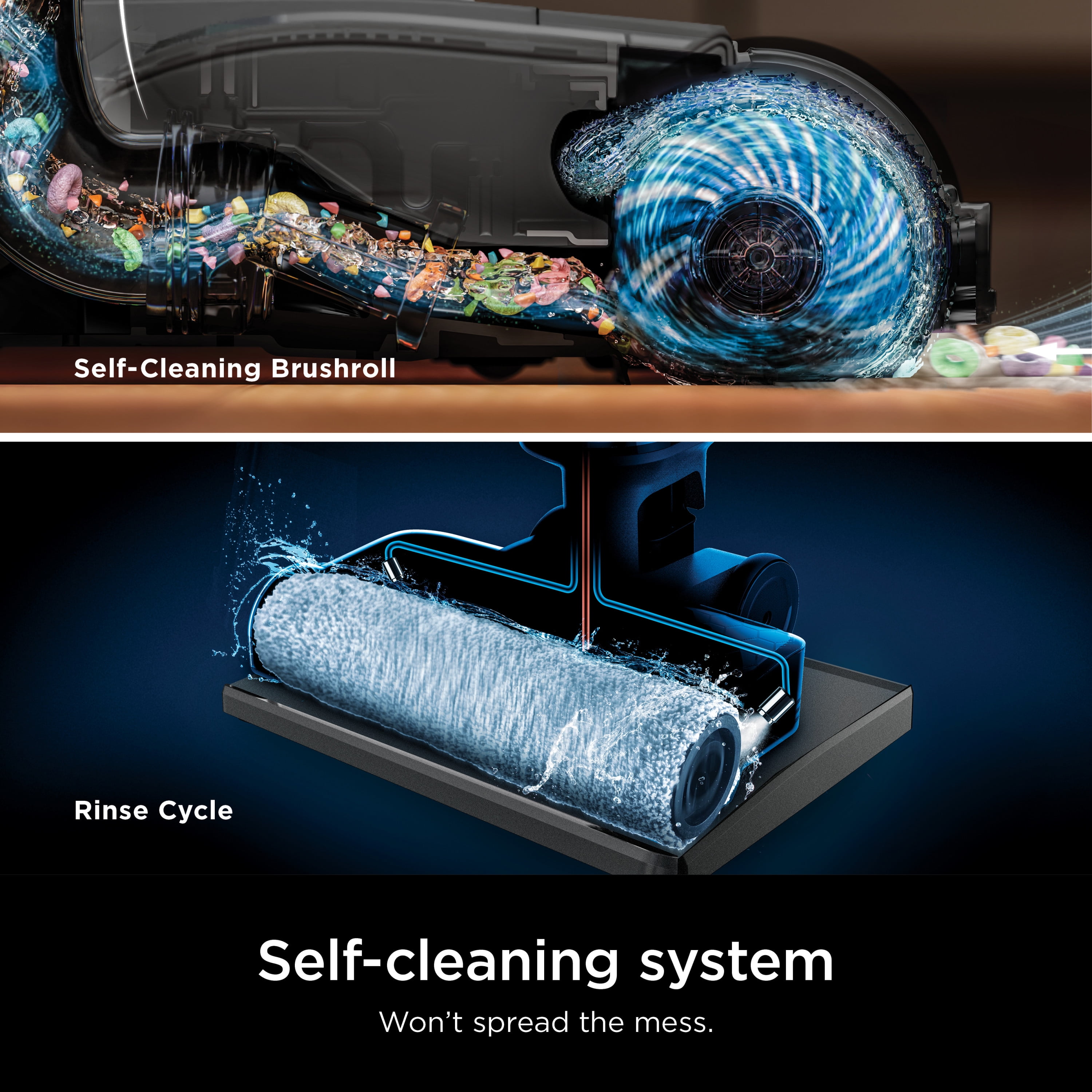 Shark HydroVac MessMaster Corded Wet Dry Vacuum & Mopping, 3-in-1 Self-Cleaning, HydroMopping, WD160