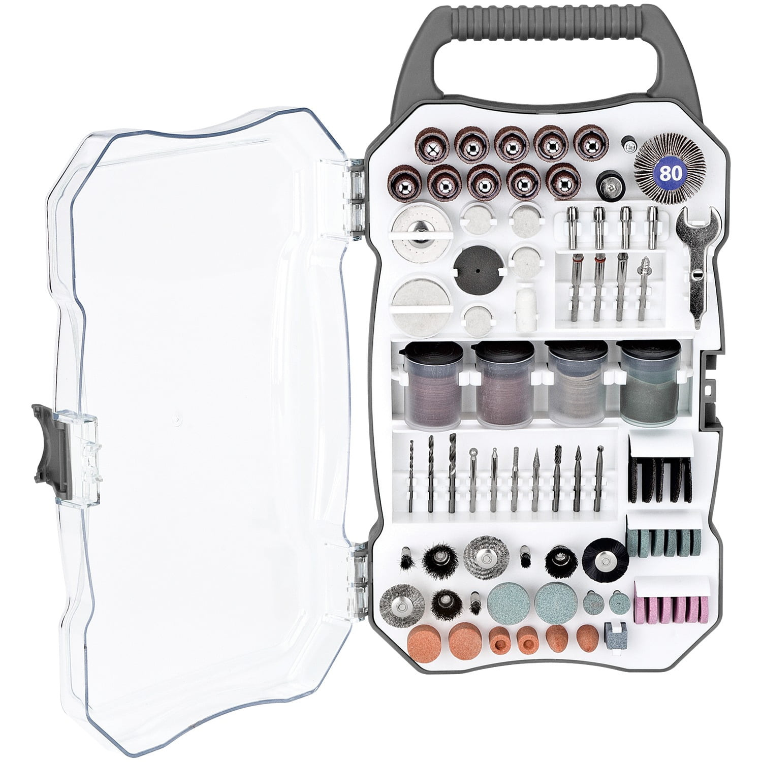 Genesis GRT2103-40 Variable Speed Rotary Tool with 40-Piece Accessory Set & GART208 208-Piece Rotary Tool Accessory Set