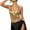 Gold-os, variant on Beach Cover Up Body Chain Garment for Women Disc Fringe Acrylic Bra Chest Chain Resort Party Dance Outfit