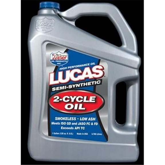 LUCAS OIL 10115 Semi Synthetic 2-Cycle Oil, 1 Gallon