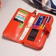 thumbnail image 4 of Women Leather Wallet Long Zip Purse Ladies Card Holder Case Clutch Phone Handbag, 4 of 4