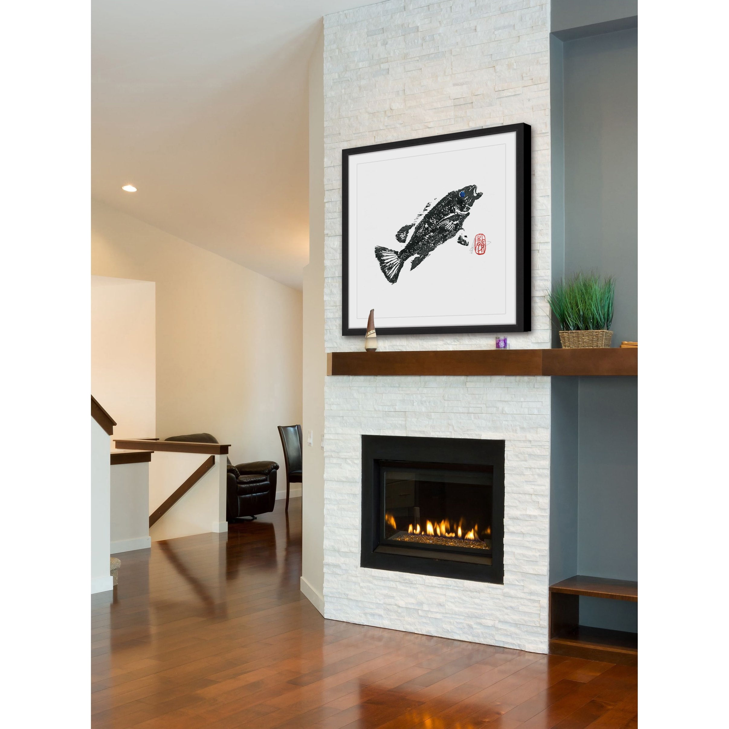 "Always Looking Up" Framed Painting Print