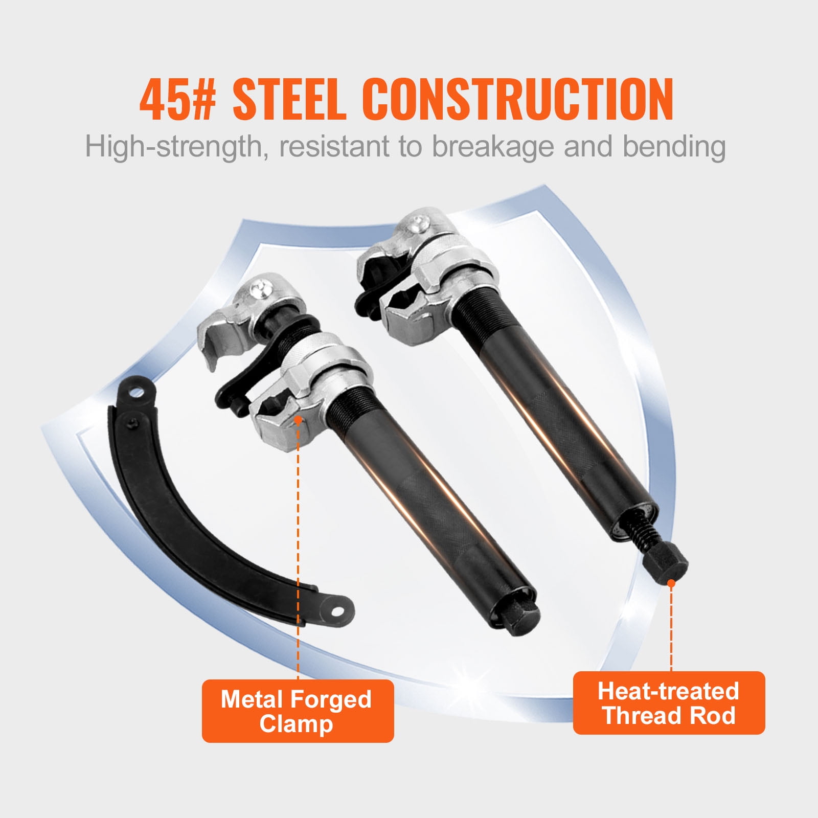 KFFKFF 2 pcs Heavy Duty Coil Spring Compressor Tool Macpherson Strut Spring Compressor Set 2646 lbs Strut Spring Compressor
