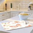 thumbnail image 6 of Dish Drying Mat for Kitchen Counter | Reversible, Super Absorbent & Hanging | 16x18 / 18x24 Inch (S/M)，Butterfly, 6 of 8