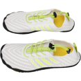 thumbnail image 3 of FYBTO Chaussures d'Eau pour Femmes, Chaussures de Randonnée Extérieures Séchage Rapide Pieds Nus pour Plage Natation Rivière Piscine Lac Kayak Surf Blanc-0621, 3 of 5